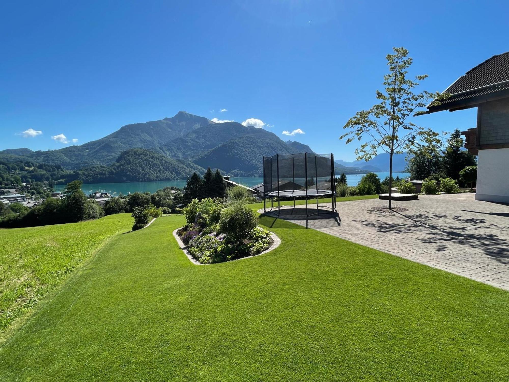 Ferienwohnung Schossleitner - Der Wohlfuehl-Ansitz Am Wolfgangsee Mit Weitblick سانكت جيلجن المظهر الخارجي الصورة